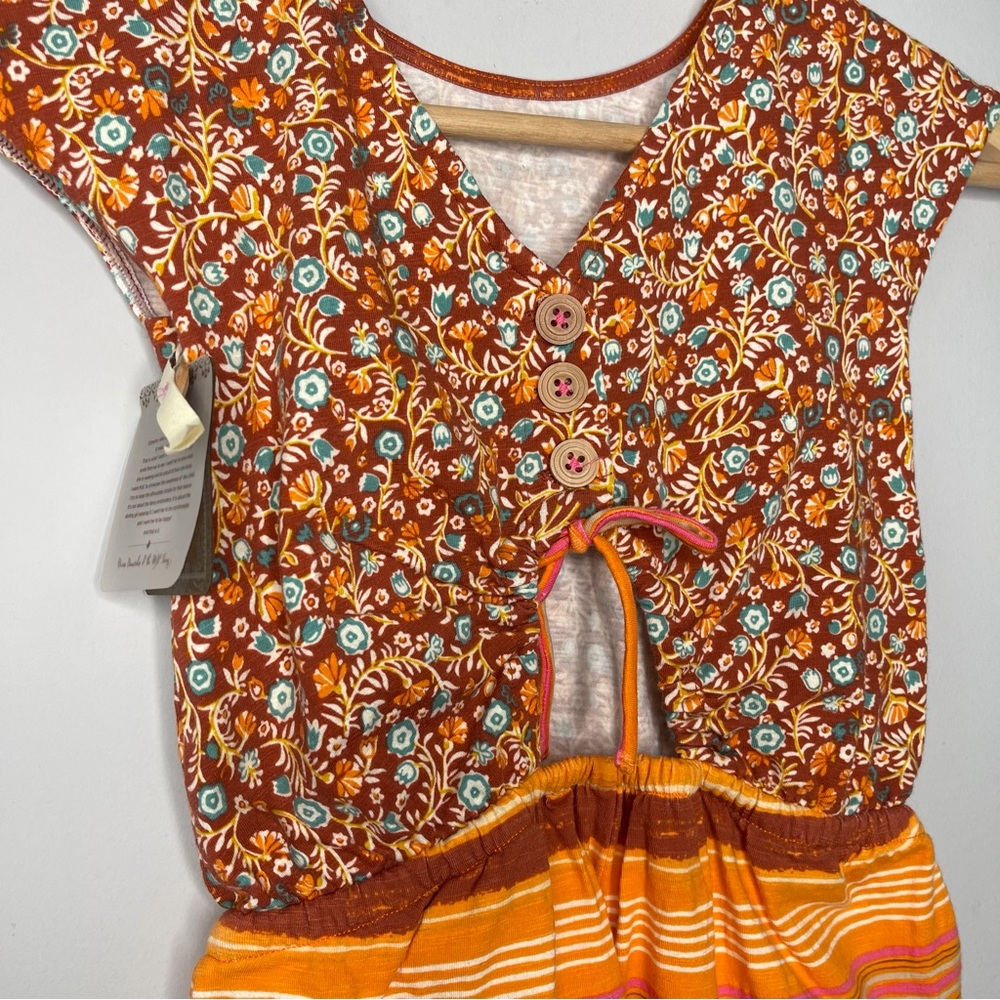 New tags Matilda Jane clothing sundown floral one piece romper size 4 - Picture 4 of 8